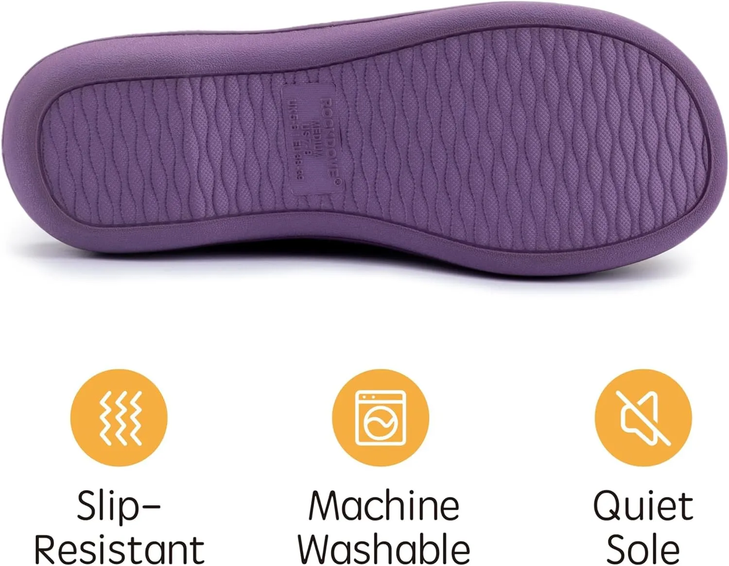 RockDove Women's Birdseye Knit Memory Foam Slipper