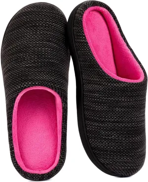RockDove Women's Birdseye Knit Memory Foam Slipper