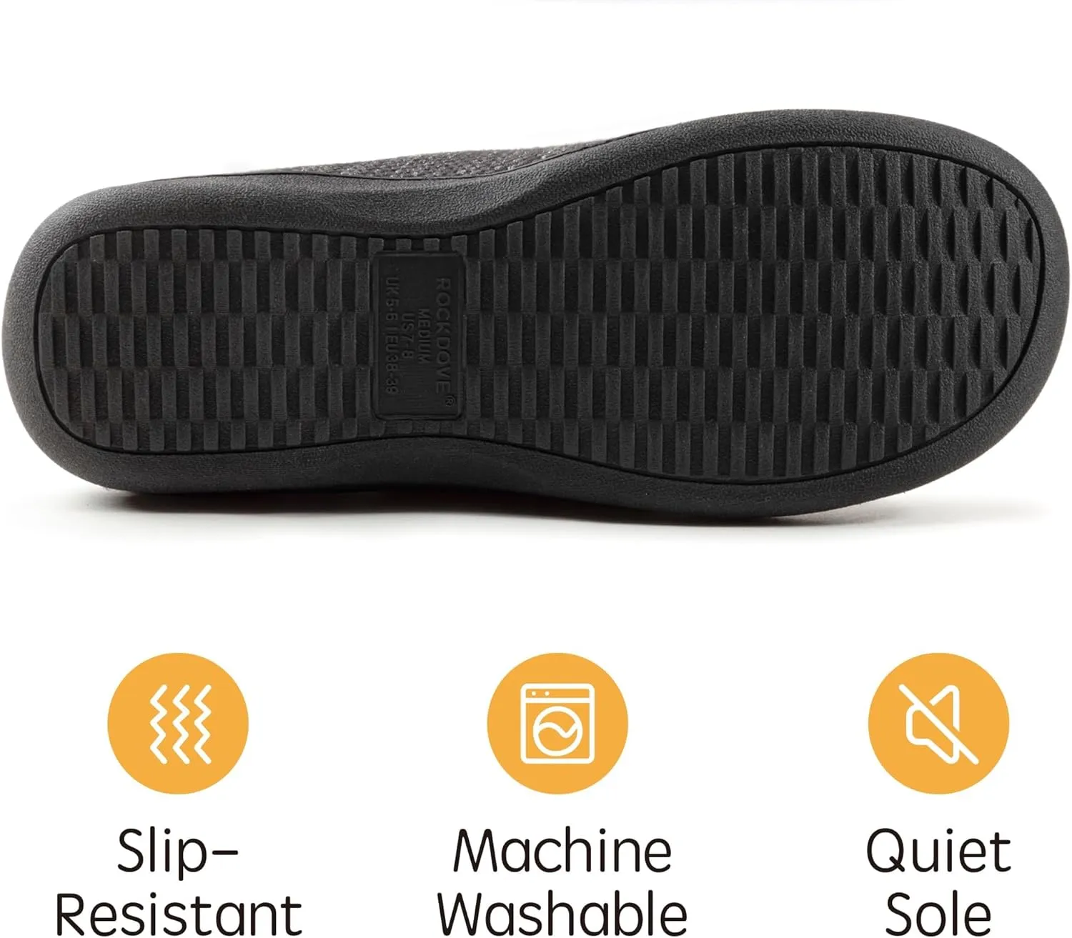 RockDove Women's Birdseye Knit Memory Foam Slipper