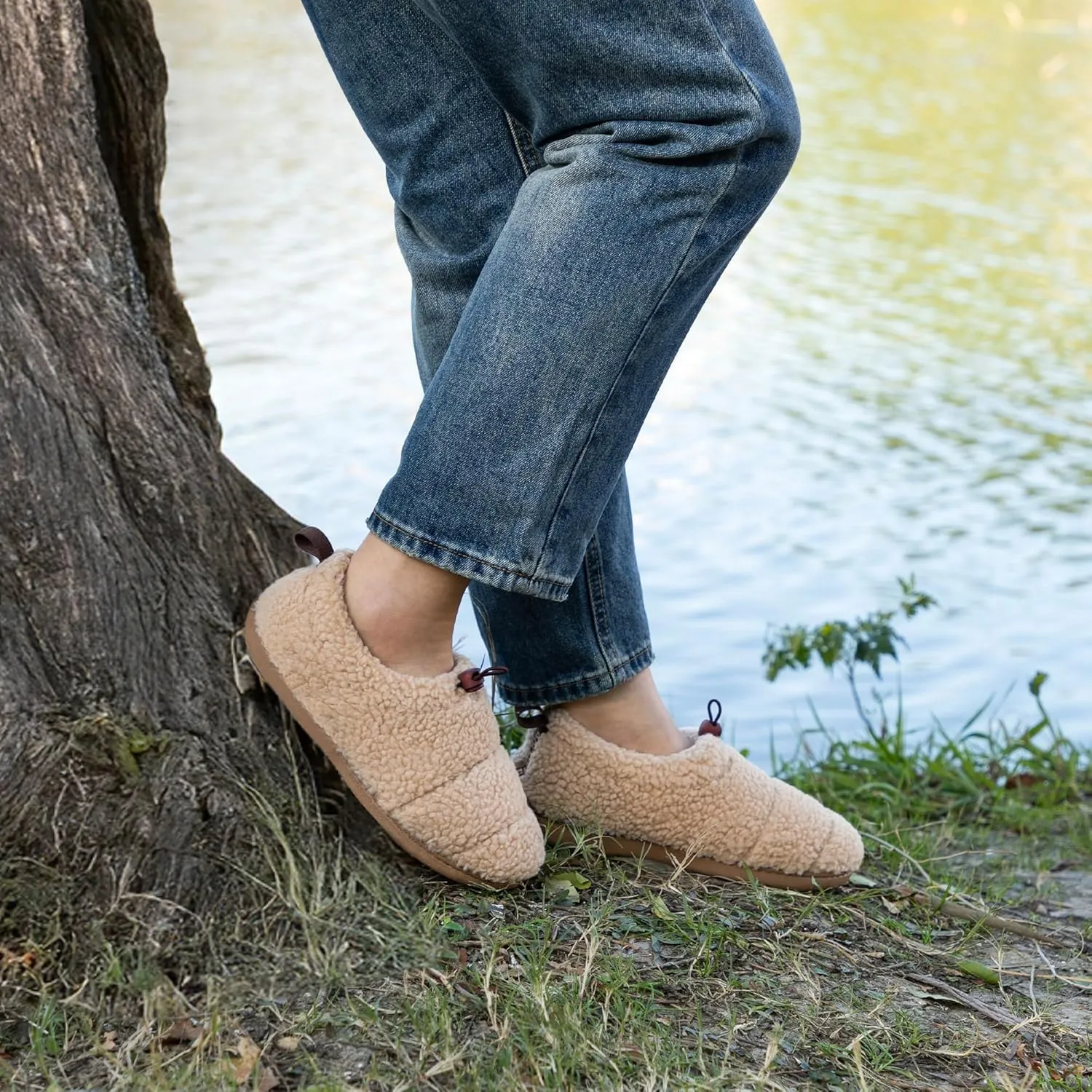 RockDove Women's Camper Moc Slipper with Sherpa Fleece