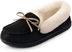 RockDove Women's Caroline Glittered Moccasin Slipper