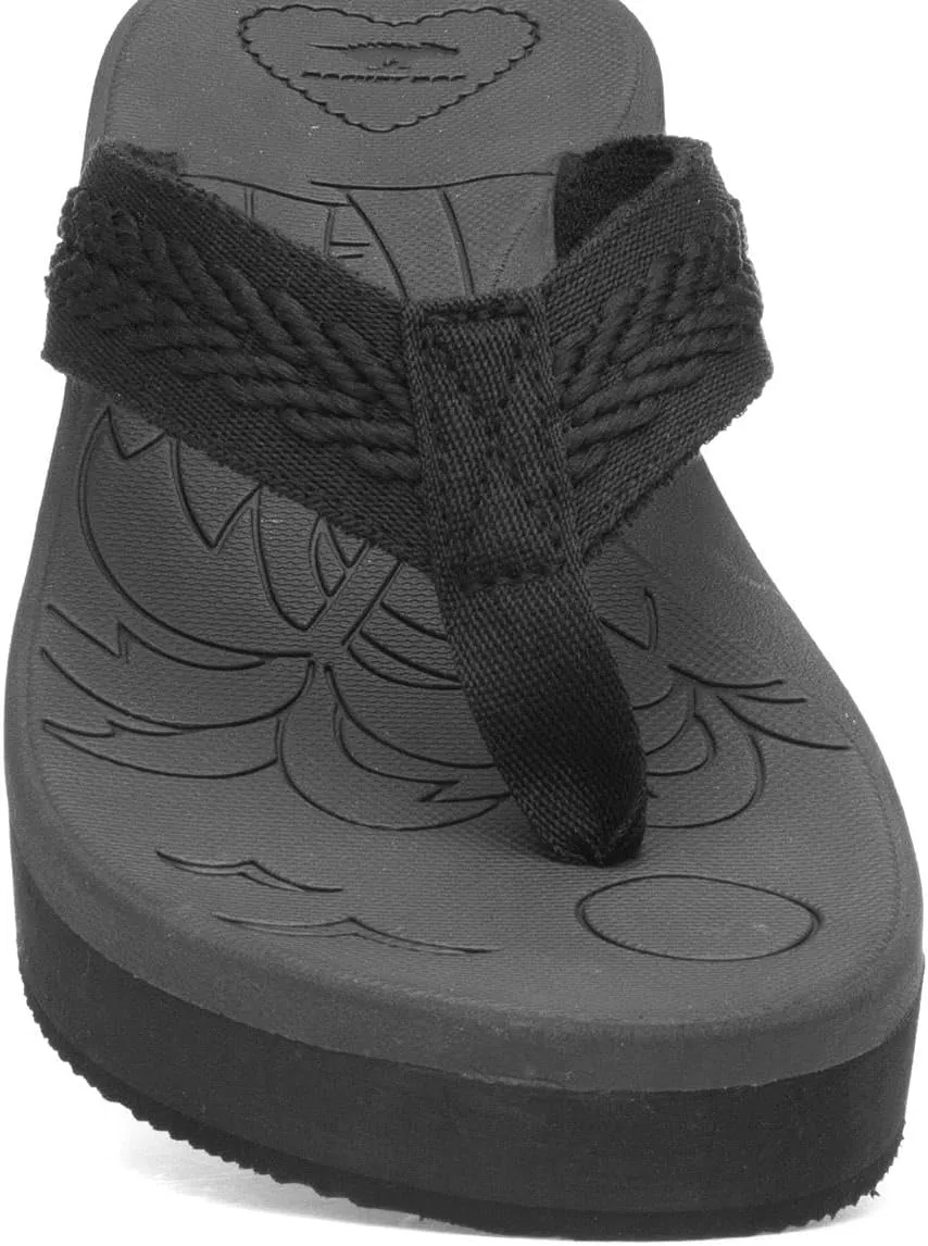 Rocket Dog Tizzy Womens Black Toe Post Sandal