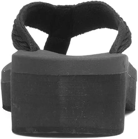 Rocket Dog Tizzy Womens Black Toe Post Sandal