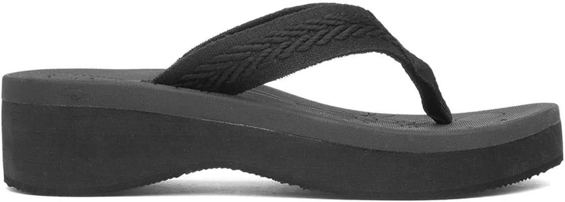 Rocket Dog Tizzy Womens Black Toe Post Sandal