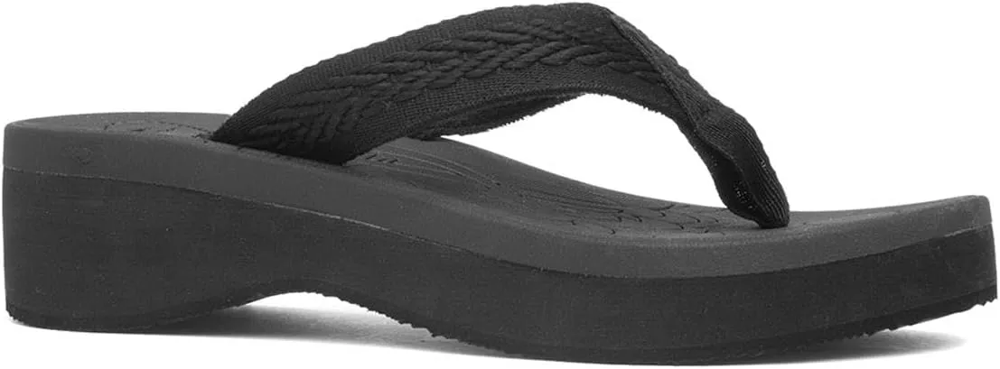 Rocket Dog Tizzy Womens Black Toe Post Sandal