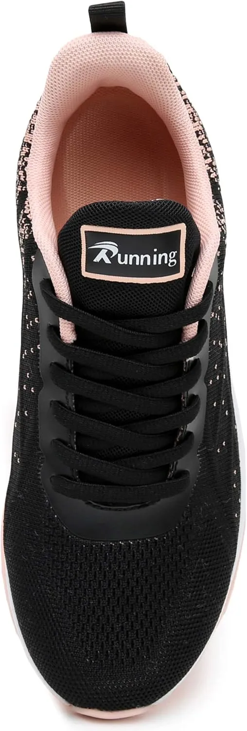 RomenSi Womens Tennis Athletic Running Shoes Fashion Sneakers Breathable Sports Gym Walking Shoes (US5.5-11)