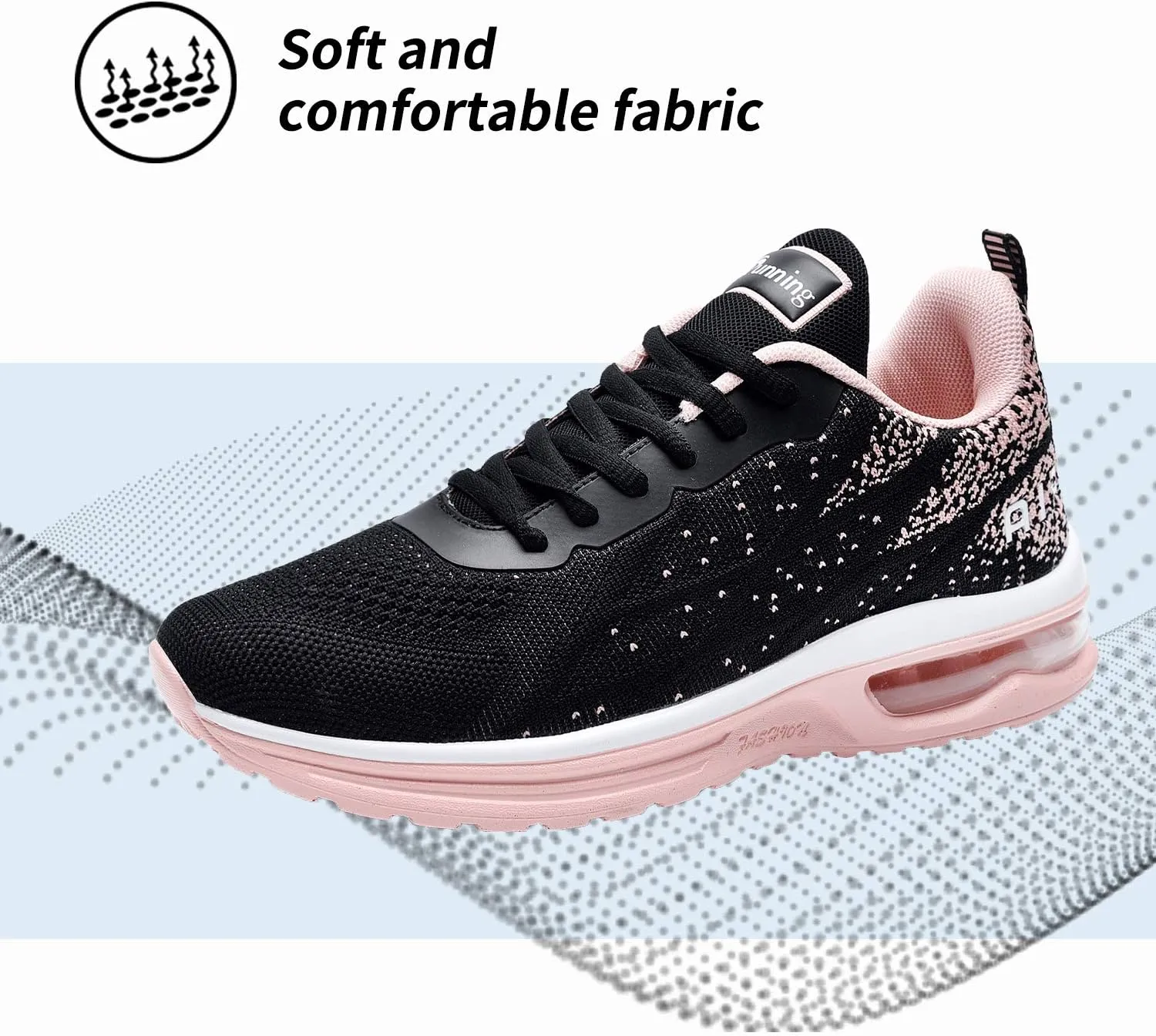 RomenSi Womens Tennis Athletic Running Shoes Fashion Sneakers Breathable Sports Gym Walking Shoes (US5.5-11)
