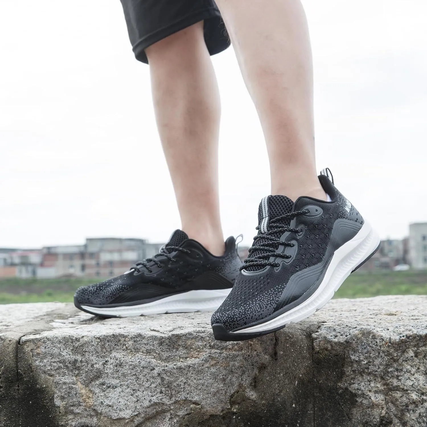 Running Shoes for Men Lightweight Breathable Non Slip Walking Shoes Athletic Sneakers Workout Gym Tennis Shoes
