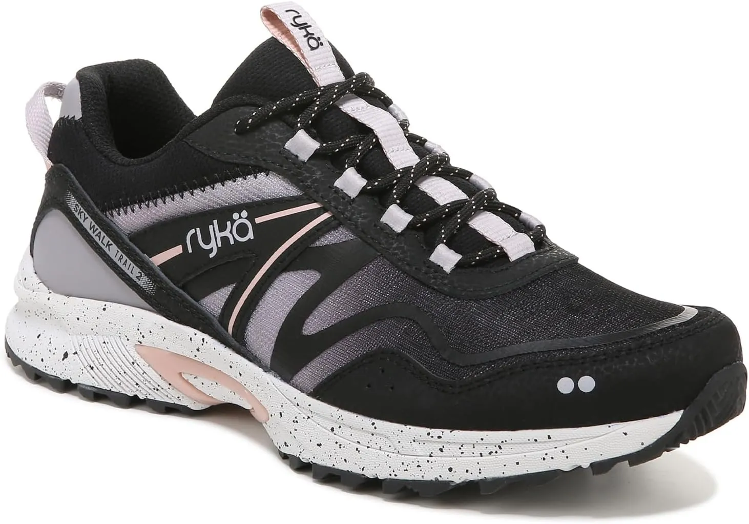 Ryka Womens Sky Walk Trail 2 Hiking Shoe, Black, 6 Wide US