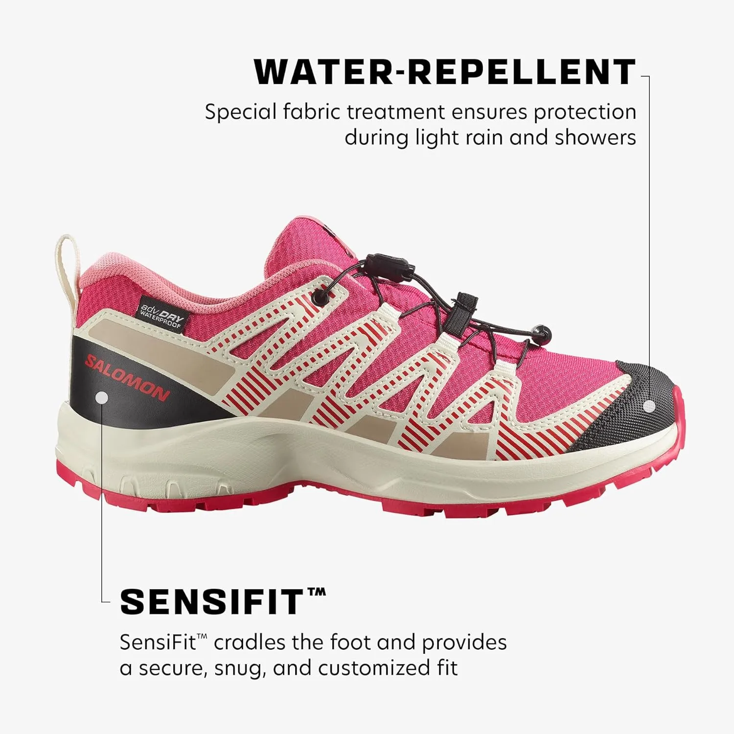 Salomon Unisex Junior’s XA Pro V8 Mid Waterproof Trail Running Shoes