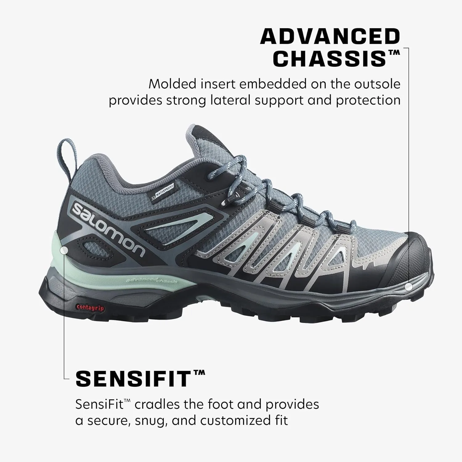 Salomon Women's X Ultra Pioneer Climasalomon Waterproof Hiking Shoe