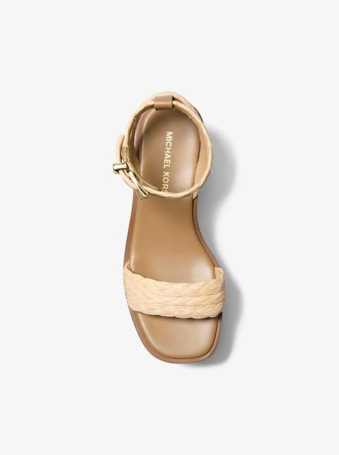 Sandra Straw Platform Sandal