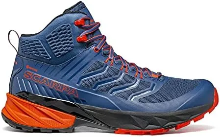 SCARPA Men's Rush Mid GTX Waterproof Gore-Tex Shoes for Hiking and Trail Running
