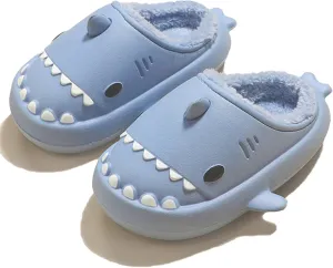 Shark Slippers For Women Men Cozy Funny Fuzzy Slippers For Women Bedroom Slippers House Shoes Slippers Cute Animal Non Slip Warm Slippers For Fall and Winter Indoor Outdoor