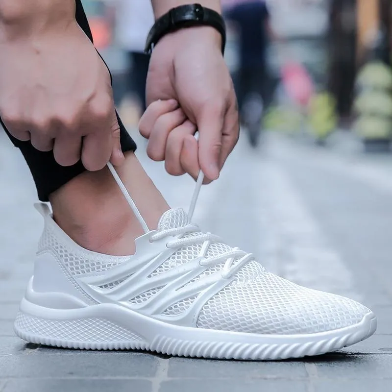 Shoes Mesh Summer Sneakers Breathable Mens Shoes Casual Breathable Sneakers