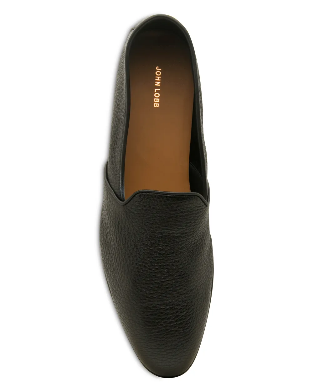 Shore Deerskin Loafer in Black