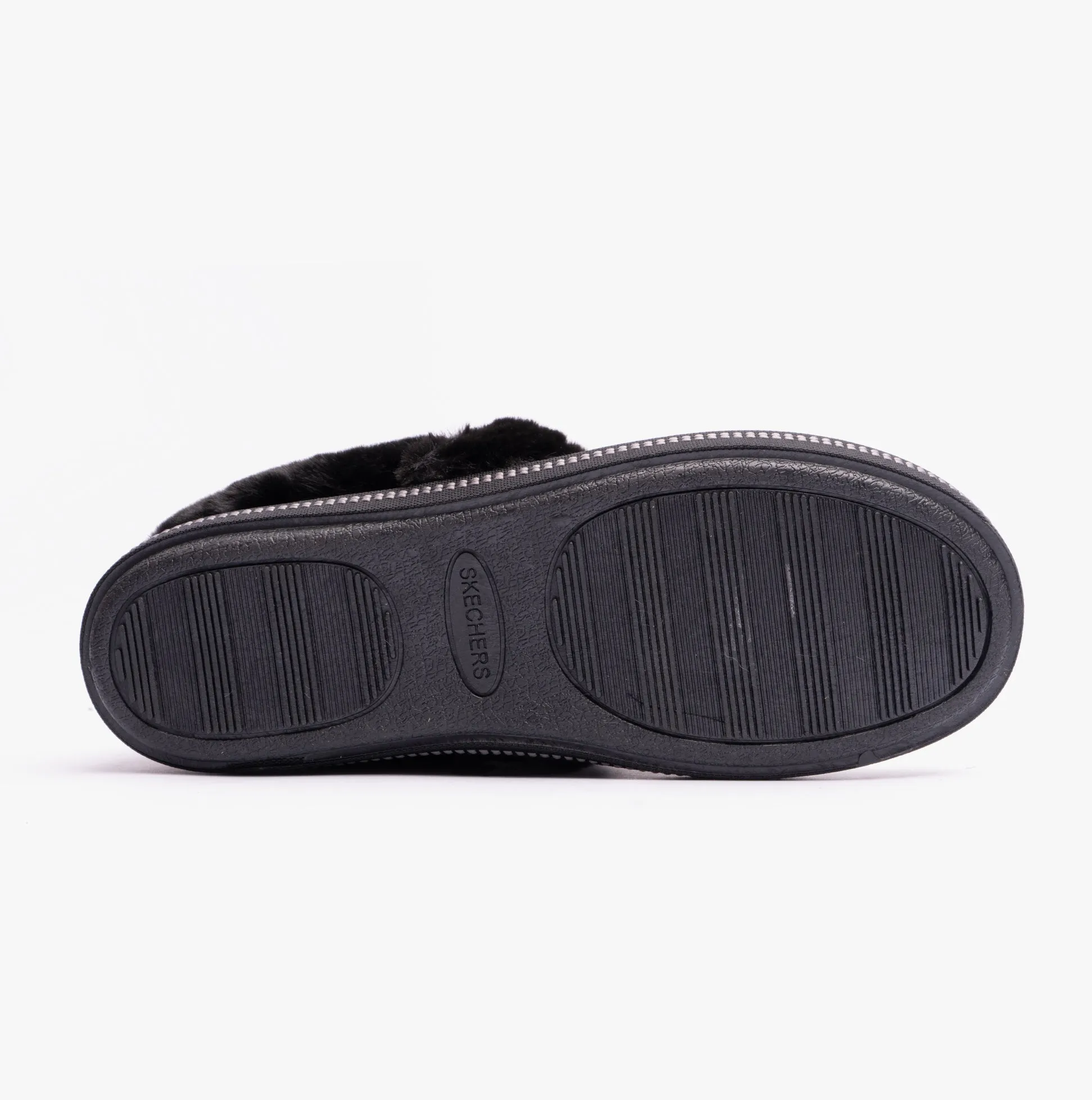 Skechers 32777/BBK COZY CAMPFIRE TEAM TOASTY Womens Full Slippers Black