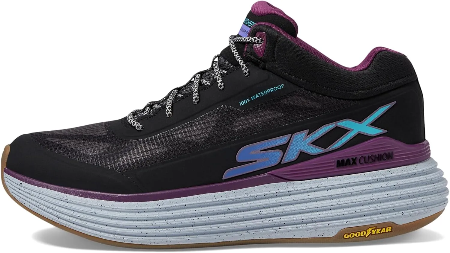 Skechers Women's Max Cushioning Suspension Terrace Waterproof Hiking Shoe
