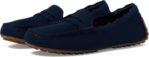 SKECHERS Women's Slip On Driving Style Loafer, Navy, 5.5