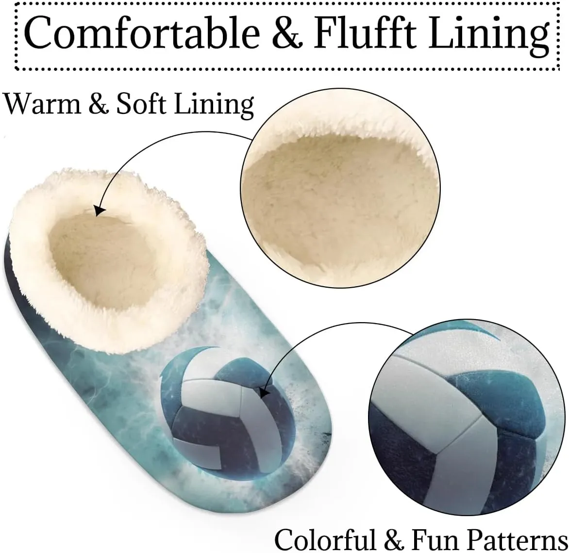 Slipper for Women Men, Fuzzy Memory Foam House Slippers Soft Cozy Warm Closed Back Slippers Lightweight Non-Slip Home Shoes Indoor Slippers