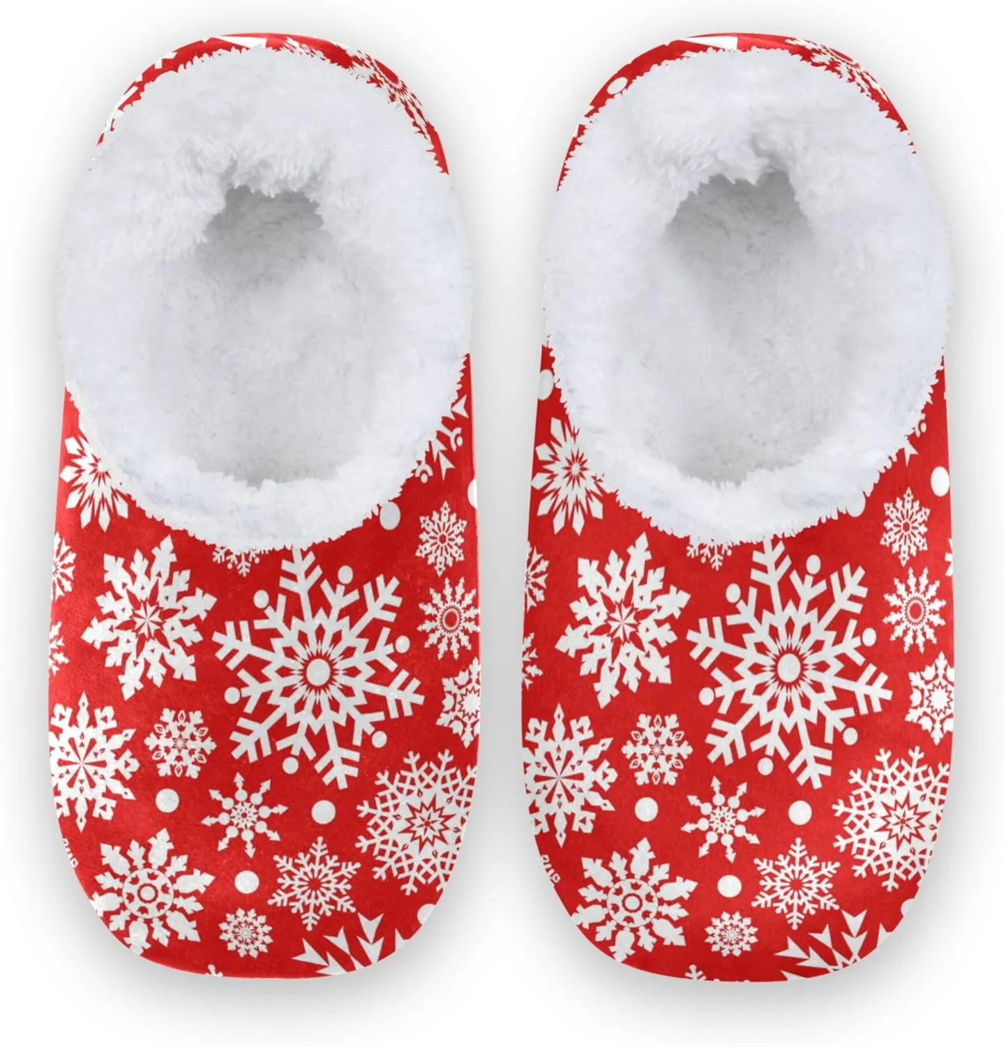 Slippers for Women Men, Fuzzy Memory Foam Slippers Shoes Winter Indoor Home Bedroom Spa Travel