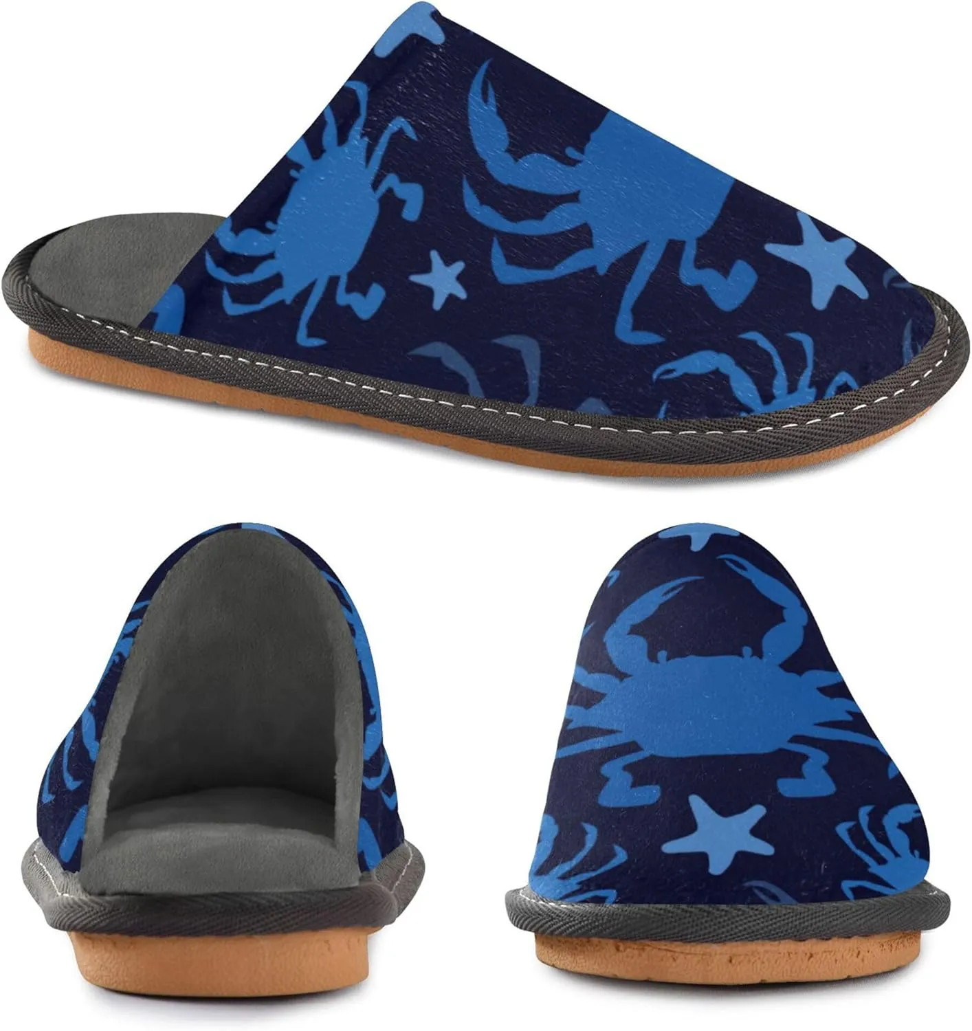 Slippers for Women Men, Indoor Outdoor Slippers, Memory Foam House Home Slippers Shoes