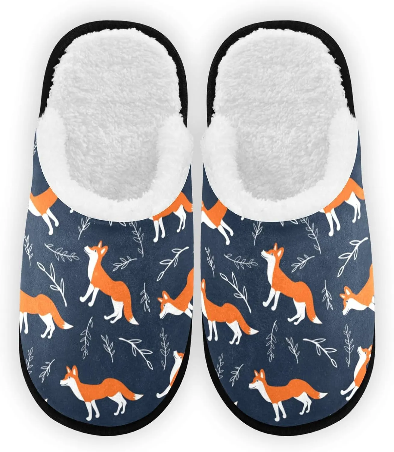 Slippers for Women Men, Memory Foam House Slippers, Non-Slip Indoor Outdoor Winter Bedroom Shoes