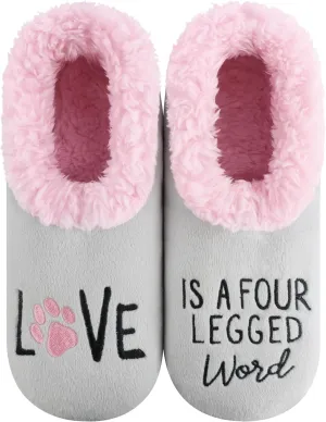 Snoozies Pairable Slipper Socks - Non-Slip Fuzzy Slippers for Women