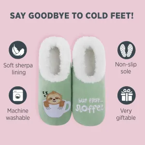 Snoozies Pairable Slipper Socks - Slippers for Women, Non-Slip Fuzzy Slipper Socks