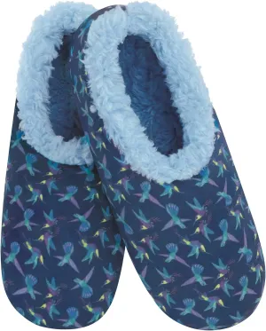 Snoozies Sherpa-Lined Slipper Socks - Fuzzy and Cute Slippers for Women with Non-Slip Sole - Ladies Warm Slippers