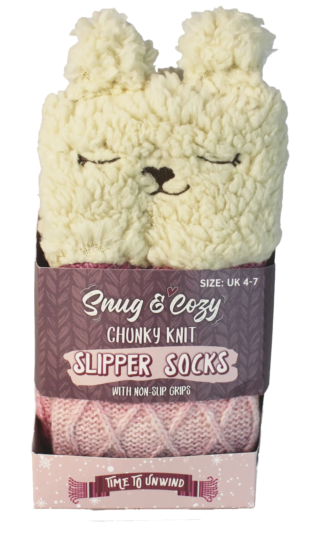 Snug & Cosy Chunky Knit Slipper Socks