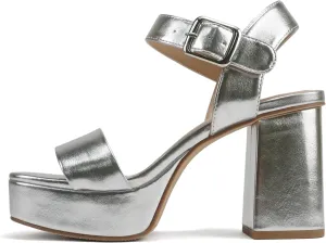 Soda “MACEY” ~ Women Open Square Toe Single Band High Heel Platform Dress Sandal with Adjustable Ankle Strap