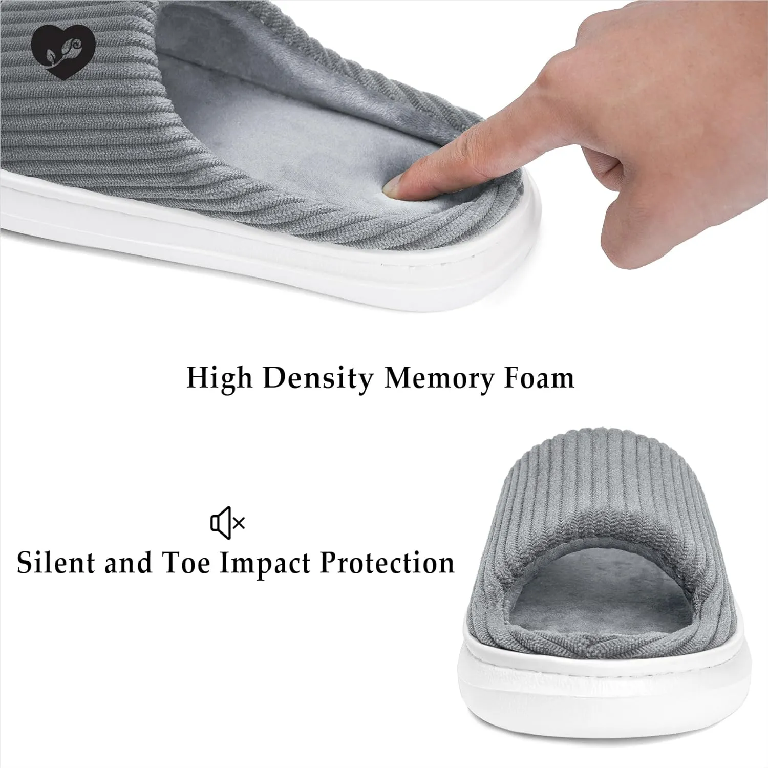 SOULROSE Summer House Memory Foam Slippers Comfy Spa Bedroom Slides Women Cloud Lightweight Waffle Cozy Open Toe Indoor Outdoor Platform Shoes