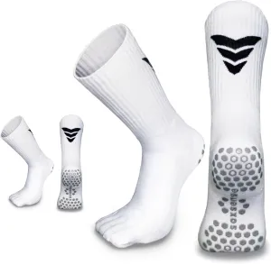 Soxsense Multi-Pack Sports Grip Toe Socks with Cushion, Non-Slip Finger Socks for Pilates, Home Gym, Soccer, basketball