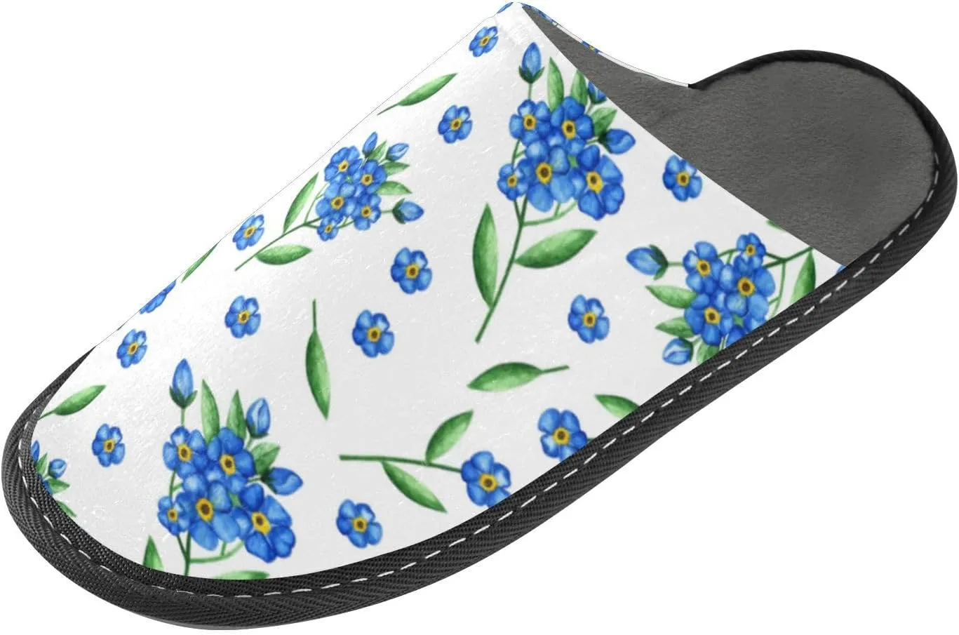 Spa Slippers Indoor House Fuzzy Slippers Soft Memory Foam Non-Slip Home Slipper Winter Shoes For Bedroom Hotel Travel 4-11