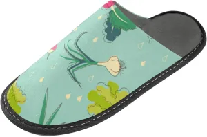 Spa Slippers Indoor House Fuzzy Slippers Soft Memory Foam Non-Slip Home Slipper Winter Shoes For Bedroom Hotel Travel 4-11