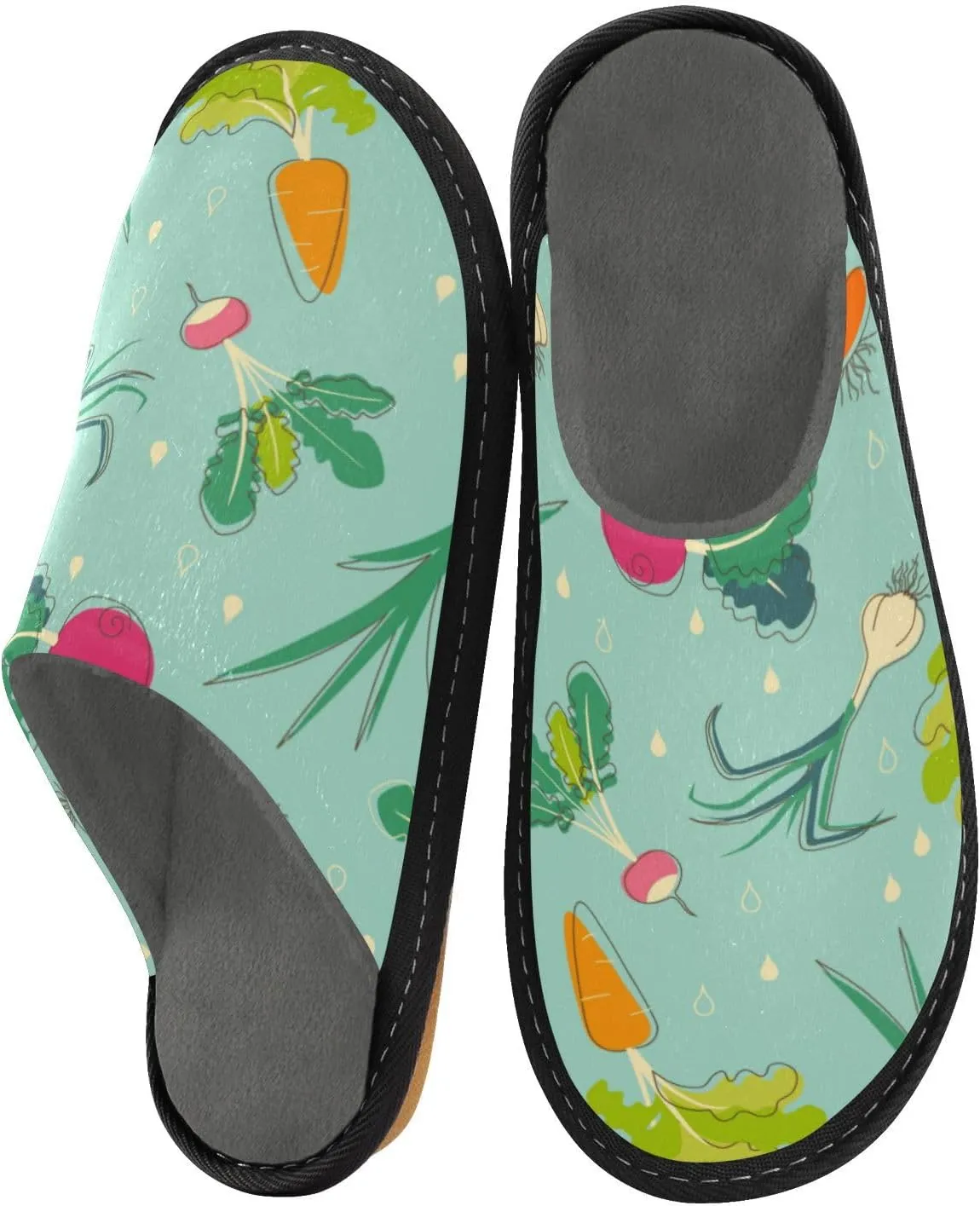 Spa Slippers Indoor House Fuzzy Slippers Soft Memory Foam Non-Slip Home Slipper Winter Shoes For Bedroom Hotel Travel 4-11