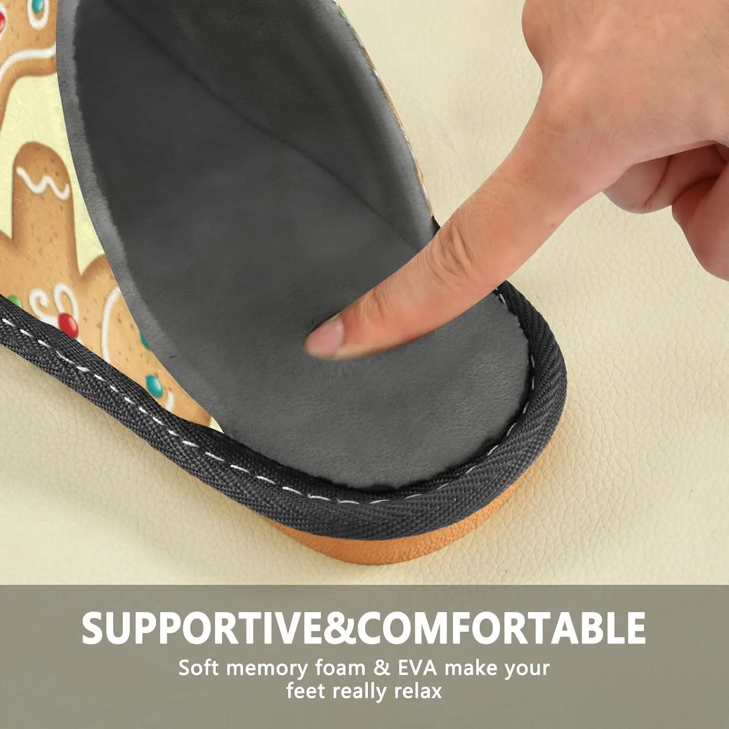 Spa Slippers Indoor House Fuzzy Slippers Soft Memory Foam Non-Slip Home Slipper Winter Shoes For Bedroom Hotel Travel 4-11