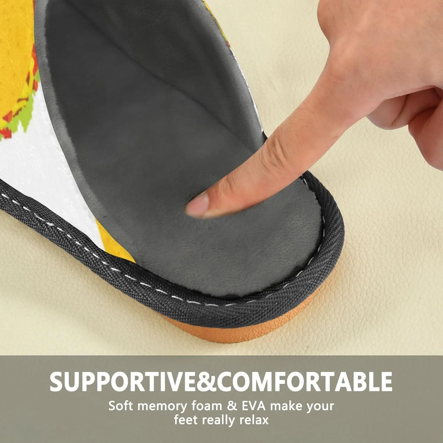 Spa Slippers Indoor House Fuzzy Slippers Soft Memory Foam Non-Slip Home Slipper Winter Shoes For Bedroom Hotel Travel 4-11