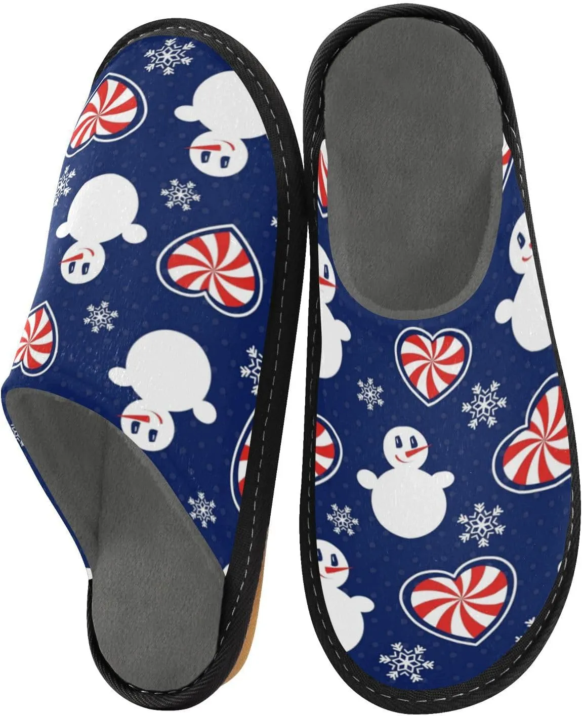 Spa Slippers Indoor House Fuzzy Slippers Soft Memory Foam Non-Slip Home Slipper Winter Shoes For Bedroom Hotel Travel 4-11