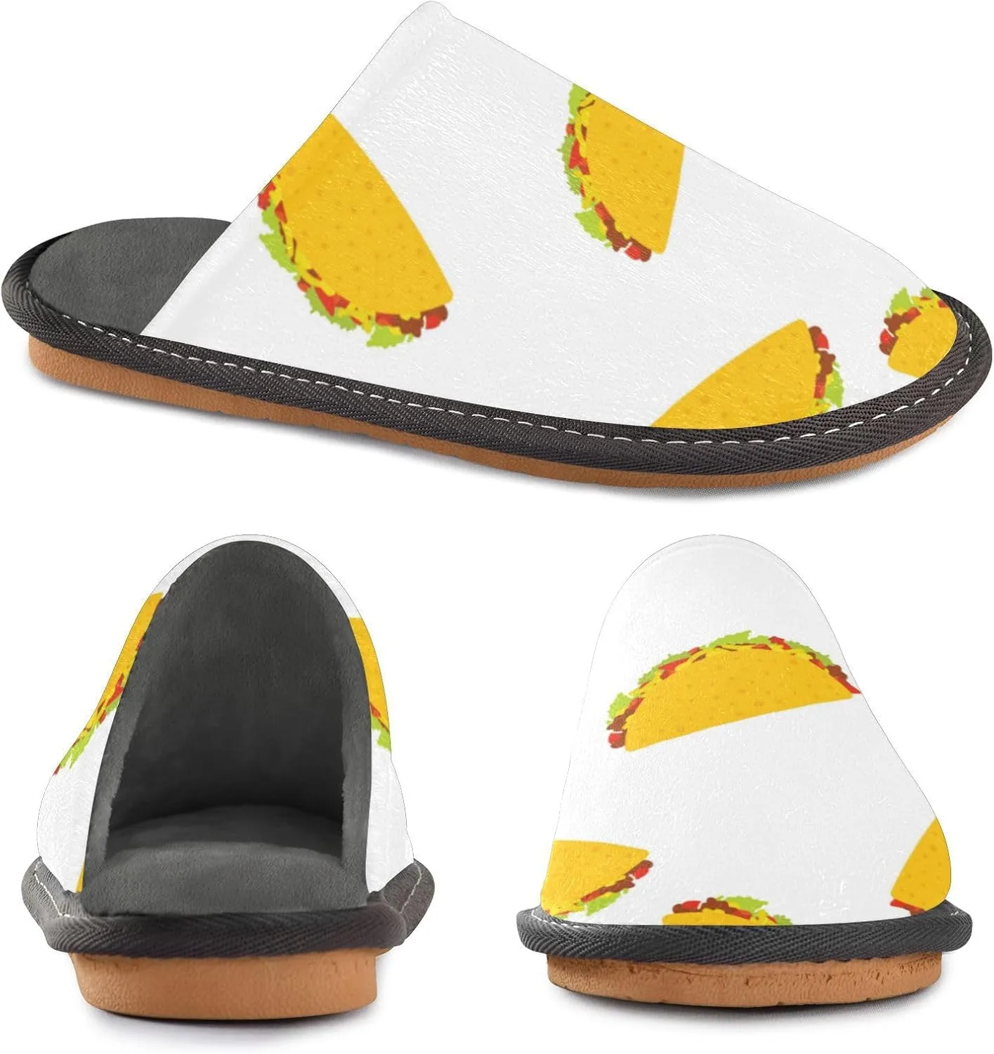 Spa Slippers Indoor House Fuzzy Slippers Soft Memory Foam Non-Slip Home Slipper Winter Shoes For Bedroom Hotel Travel 4-11