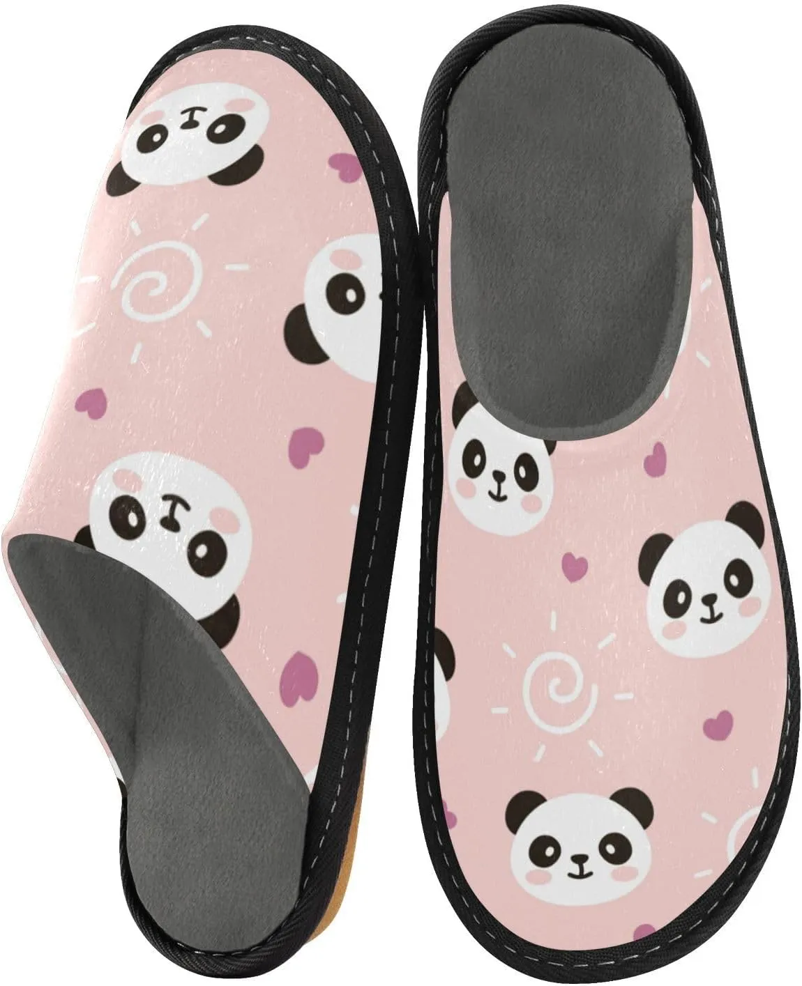 Spa Slippers Indoor House Fuzzy Slippers Soft Memory Foam Non-Slip Home Slipper Winter Shoes For Bedroom Hotel Travel 4-11