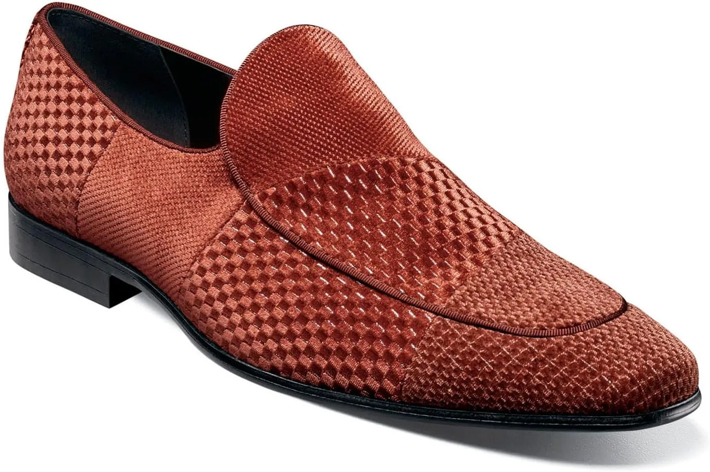 STACY ADAMS Men's Shapshaw Velour Slip on Loafer