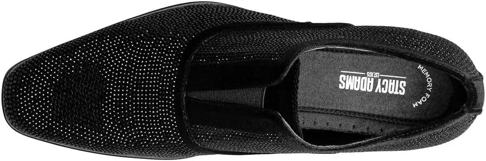 Stacy Adams Men's Starleigh Rhinestone Slip on Loafer