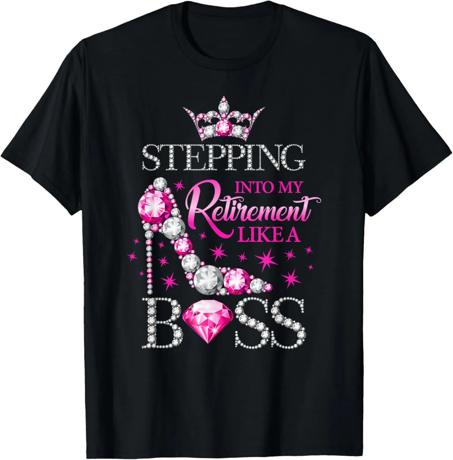 Stepping into my retirement like a boss, women’s T-Shirt