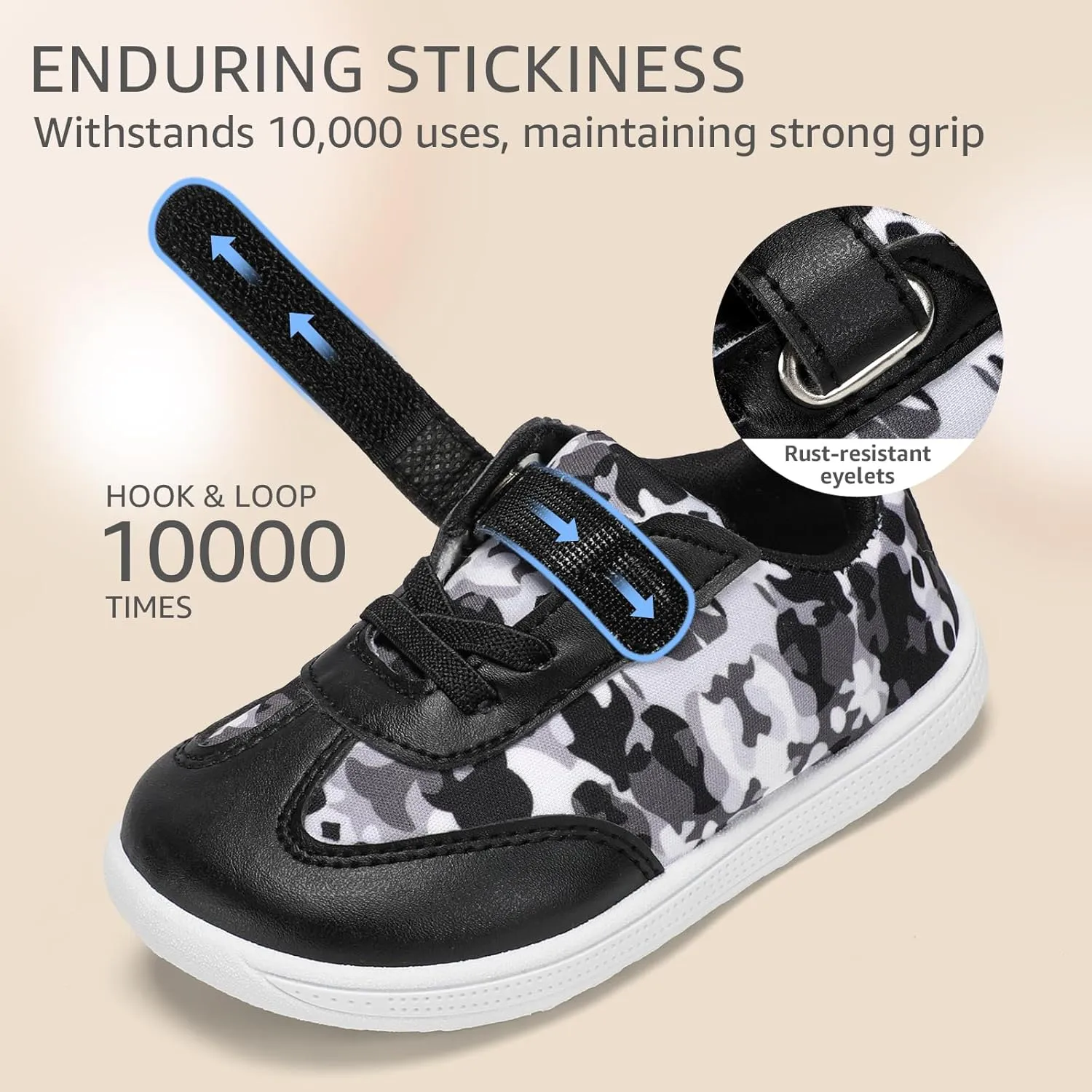 STQ Toddler Girls Boys Wide Toe Barefoot Shoes Kids Walking Tennis Comfort Sneakers Lightweight Breathable Gym Shoe