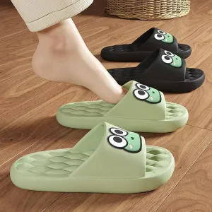 Thick Platform Non-Slip Cartoon Frog Flip Flops Beach slipper