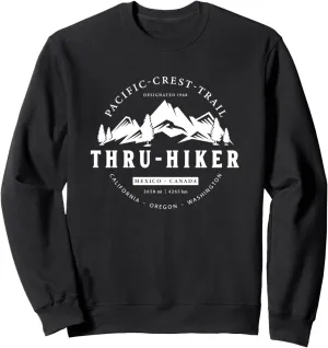 Thru-Hiker - hiking the Pacific-Crest-Trail Mexico to Canada Sweatshirt