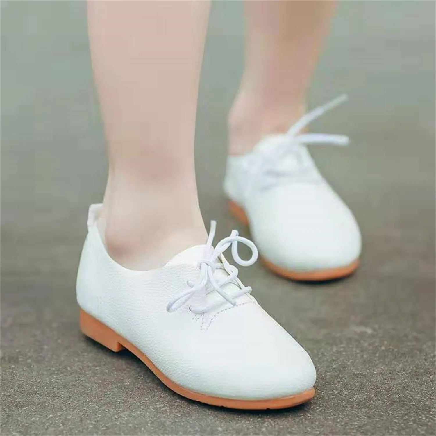 Toddler Little Girl's Boy's British Style Lace Up Saddle Shoes Casual Oxfords Flats