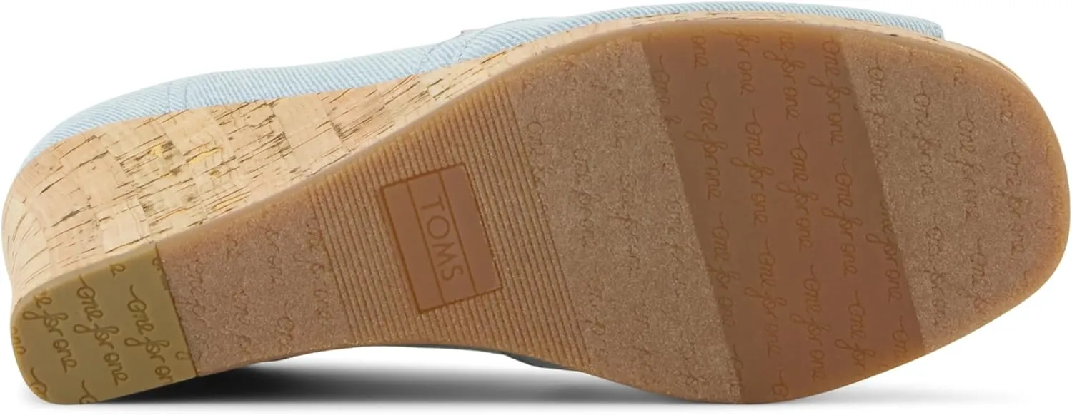 TOMS Women's Classic Espadrille Wedge Sandal